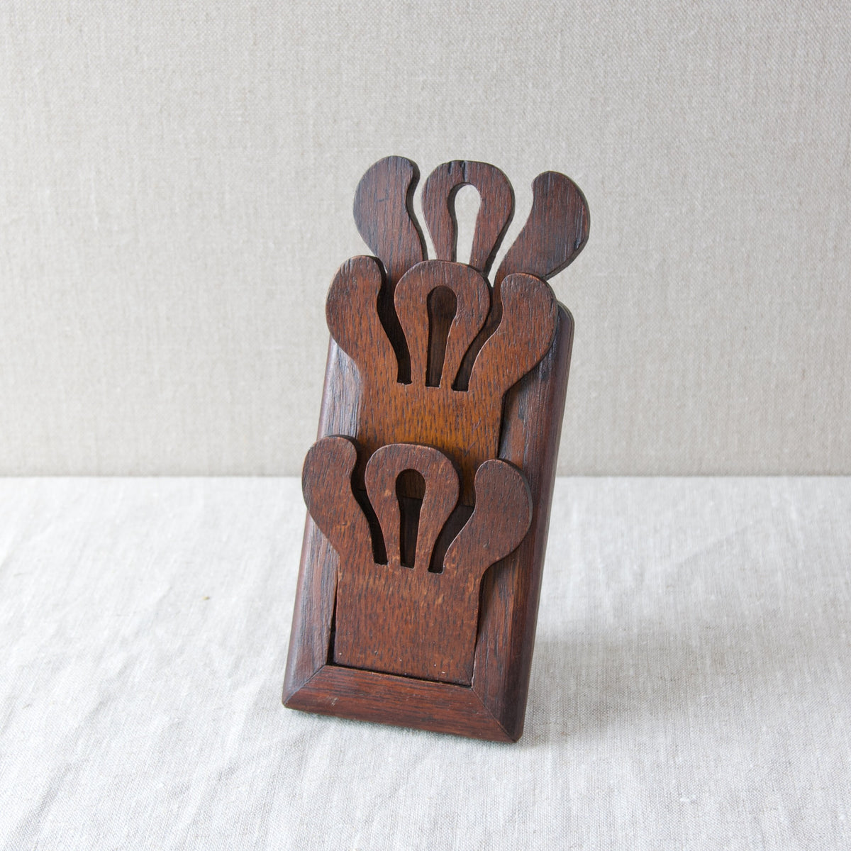 Letter Rack w. Naïve Art Nouveau Inspired Openwork – Art & Utility