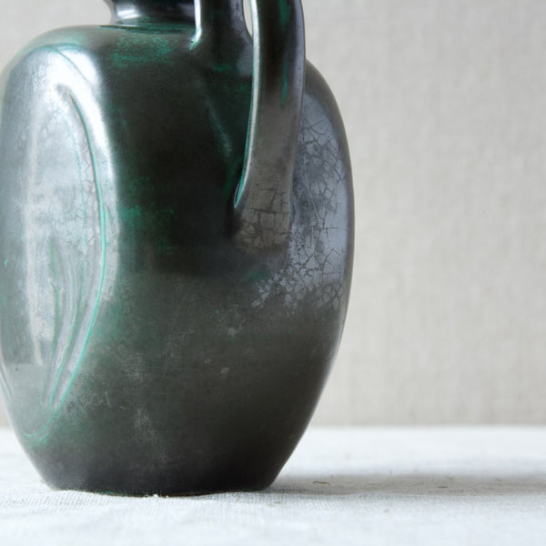 Art Deco copper oxide glazed jug from Upsala Ekeby