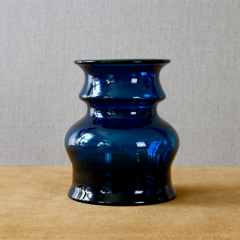 A Bertil Vallien large blue vase from the 1960s