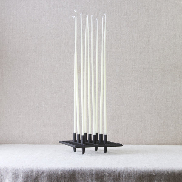 Danish centrepiece casndle holder designed by Jens Quistgaard for Dansk Designs for tiny taper candles