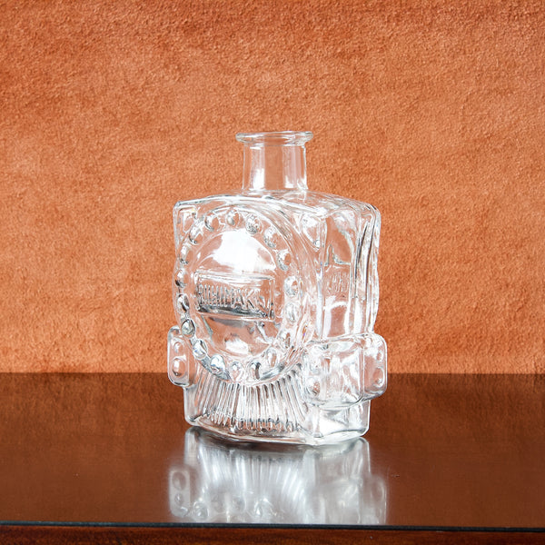 Erkkitapio Siiroinen Veturipullo clear glass vase