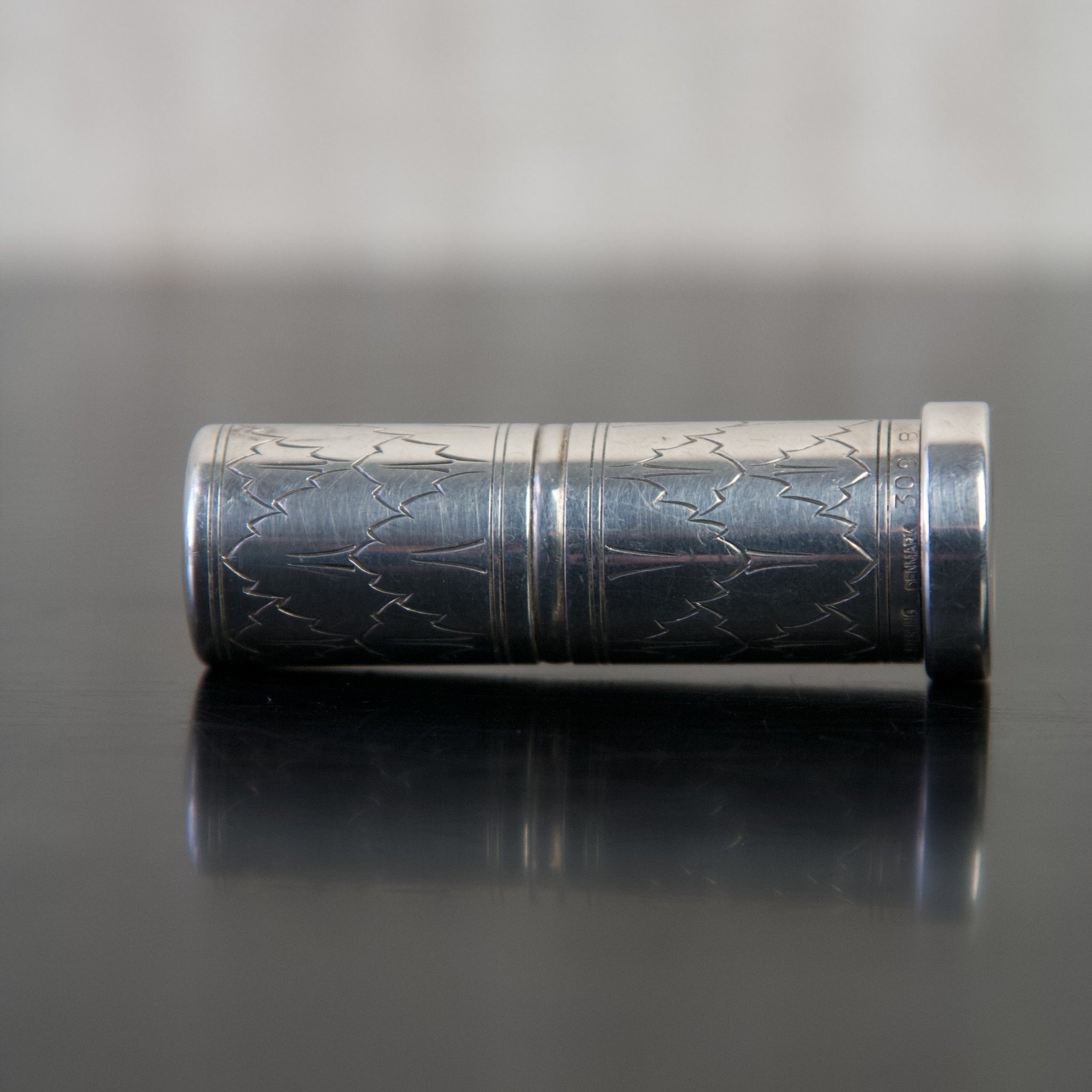 Étui à Rouge à Lèvres En Argent Georg Jensen Denmark - Occasion, Marque De Luxe