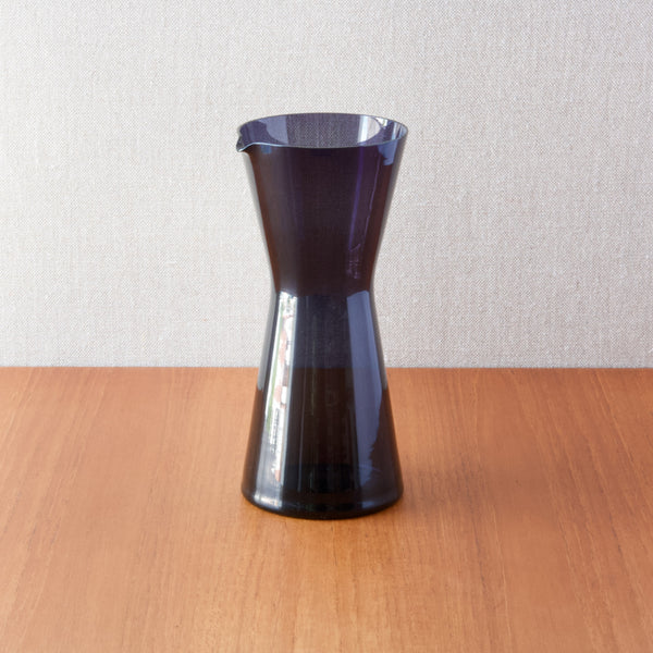 Kaj Franck 1610 vintage glass pitcher Nuutajarvi Notsjo 