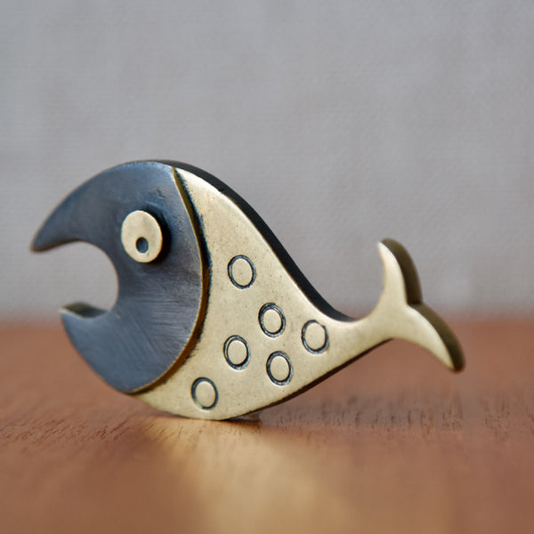 Walter Bosse Baller Austria spotty fish bottle opener, designed in the 1950s, Vienna, available to buy in London