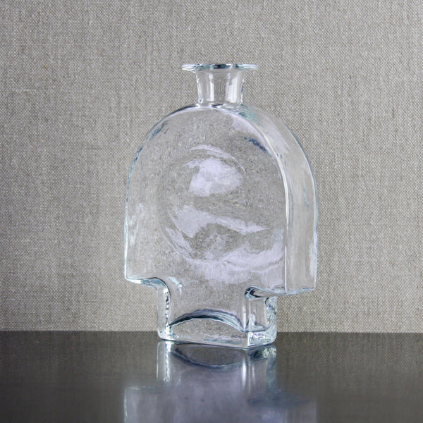 Nanny Still Kyynel clear bottle vase from Finland 