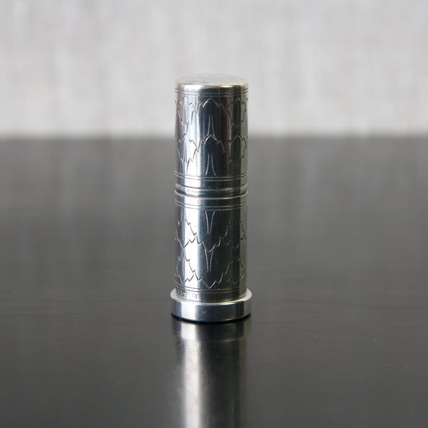 Sterling Silver Georg Jensen Art Deco lipstick holder by Prince Sigvard Bernadotte