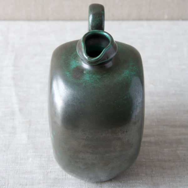 Detail of Upsala Ekeby Vintage Art Deco jug 