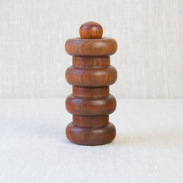 Vintage 1960s Jens Quistgaard 'four donuts' pepper mill