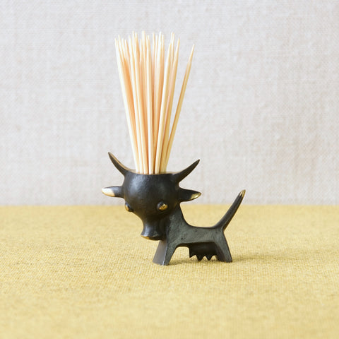 Walter Bosse Cow Toothpick/Candle Holder